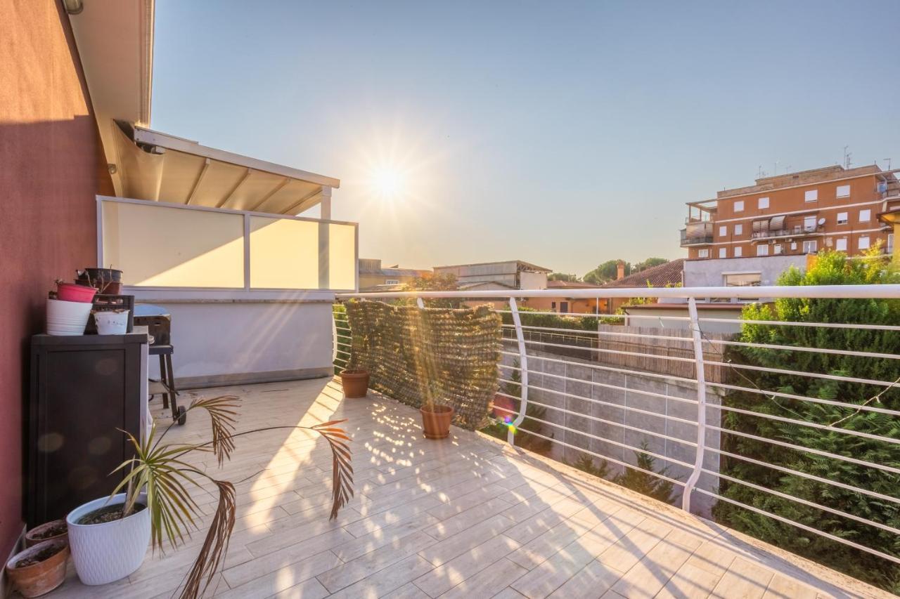 Urban Retreat -Private Parking+Terrace Appartement Rome Buitenkant foto